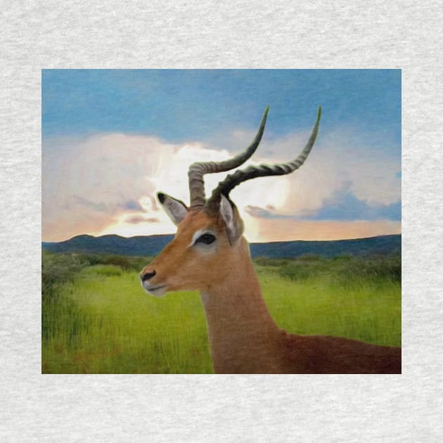 Antelope portrait by Guardi